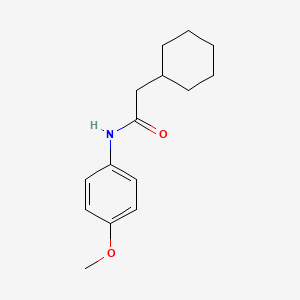 2-cyclohexyl-N-(4-methoxyphenyl)acetamide