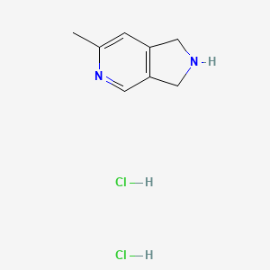 6-Methyl-2,3-dihydro-1H-pyrrolo[3,4-c]pyridine dihydrochloride