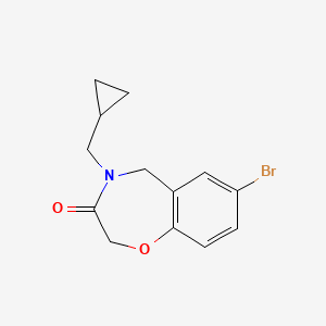 7-bromo-4-(cyclopropylmethyl)-4,5-dihydro-1,4-benzoxazepin-3(2H)-one