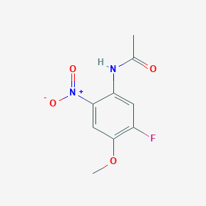 N-(5-Fluoro-4-methoxy-2-nitrophenyl)acetamide