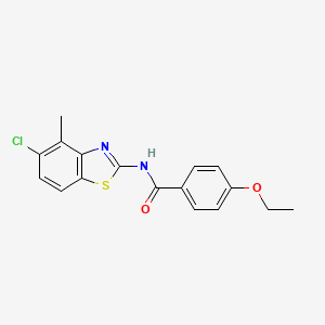 N-(5-chloro-4-methyl-1,3-benzothiazol-2-yl)-4-ethoxybenzamide