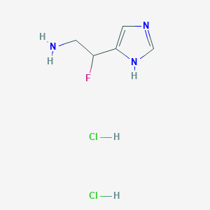 2-Fluoro-2-(1H-imidazol-5-yl)ethanamine;dihydrochloride
