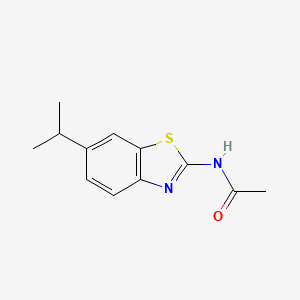 molecular formula C12H14N2OS B2887925 N-(6-isopropylbenzo[d]thiazol-2-yl)acetamide CAS No. 892853-00-8
