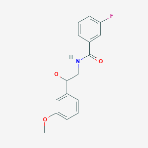 3-fluoro-N-[2-methoxy-2-(3-methoxyphenyl)ethyl]benzamide