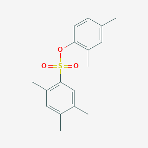 molecular formula C17H20O3S B288796 2,4-Dimethylphenyl 2,4,5-trimethylbenzenesulfonate 