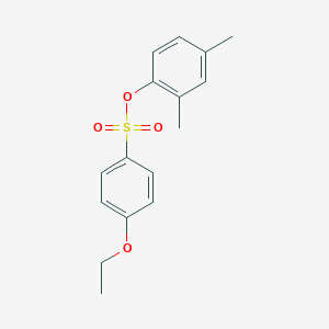 molecular formula C16H18O4S B288798 2,4-Dimethylphenyl 4-ethoxybenzenesulfonate 