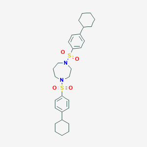 1,4-Bis(4-cyclohexylbenzenesulfonyl)-1,4-diazepane