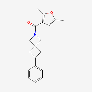 2-(2,5-Dimethylfuran-3-carbonyl)-6-phenyl-2-azaspiro[3.3]heptane