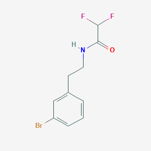 molecular formula C10H10BrF2NO B2888063 N-(3-Bromophenethyl)-2,2-difluoroacetamide CAS No. 1010422-41-9
