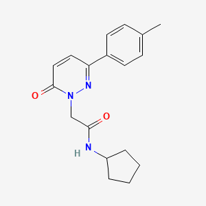 N-cyclopentyl-2-[3-(4-methylphenyl)-6-oxopyridazin-1(6H)-yl]acetamide