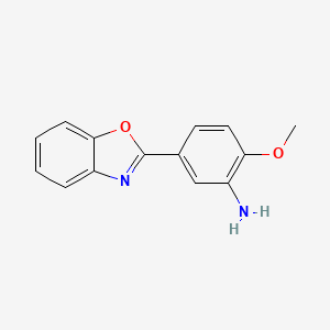 5-(1,3-Benzoxazol-2-yl)-2-methoxyaniline