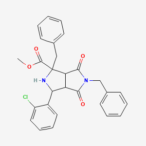 Methyl 1,5-dibenzyl-3-(2-chlorophenyl)-4,6-dioxooctahydropyrrolo[3,4-c]pyrrole-1-carboxylate