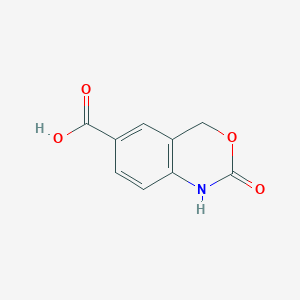 molecular formula C9H7NO4 B2888328 2-氧代-2,4-二氢-1H-3,1-苯并噁嗪-6-甲酸 CAS No. 1511528-39-4