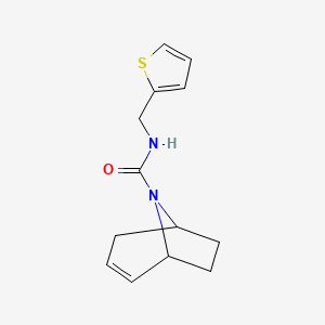 (1R,5S)-N-(thiophen-2-ylmethyl)-8-azabicyclo[3.2.1]oct-2-ene-8-carboxamide