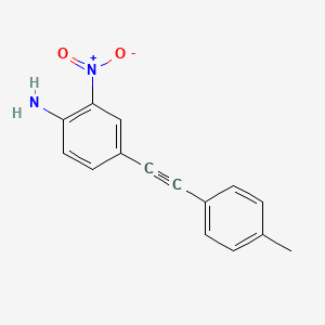 2-Nitro-4-(p-tolylethynyl)aniline