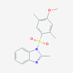 1-[(4-methoxy-2,5-dimethylphenyl)sulfonyl]-2-methyl-1H-benzimidazole