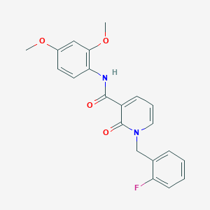 N-(2,4-dimethoxyphenyl)-1-(2-fluorobenzyl)-2-oxo-1,2-dihydropyridine-3-carboxamide