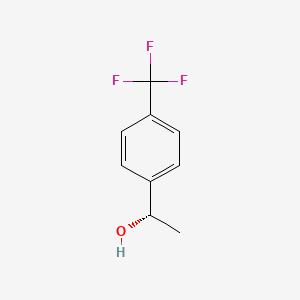 molecular formula C9H9F3O B2888394 (S)-1-(4-(Trifluoromethyl)phenyl)ethanol CAS No. 1737-26-4; 99493-93-3