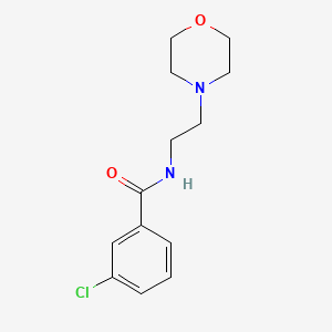 3-chloro-N-[2-(morpholin-4-yl)ethyl]benzamide