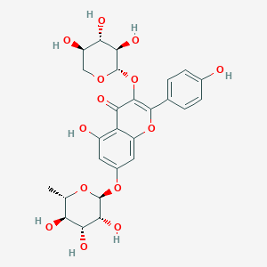 molecular formula C26H28O14 B2888426 Kaenpferol 3-xyloside 7-rhamnoside CAS No. 32311-68-5