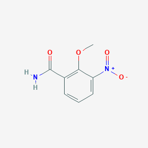 molecular formula C8H8N2O4 B2888476 2-甲氧基-3-硝基苯甲酰胺 CAS No. 722538-98-9