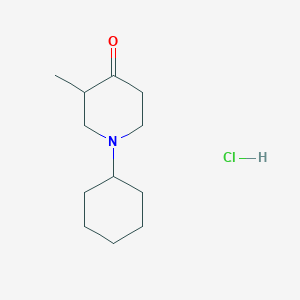 1-Cyclohexyl-3-methylpiperidin-4-one hydrochloride