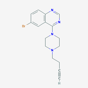 6-Bromo-4-(4-but-3-ynylpiperazin-1-yl)quinazoline