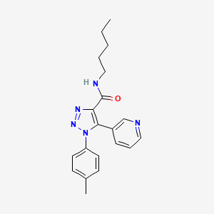 N-(5-fluoro-2-methylphenyl)-2-(2-oxo-4-piperidin-1-ylquinazolin-1(2H)-yl)acetamide