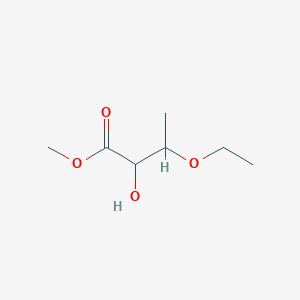 molecular formula C7H14O4 B2888546 Methyl 3-ethoxy-2-hydroxybutanoate CAS No. 107686-06-6