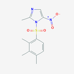 molecular formula C13H15N3O4S B288856 2-Methyl-5-nitro-1-(2,3,4-trimethyl-benzenesulfonyl)-1H-imidazole 