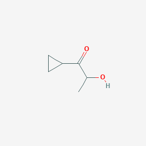 molecular formula C6H10O2 B2888622 1-Cyclopropyl-2-hydroxypropan-1-one CAS No. 25111-39-1