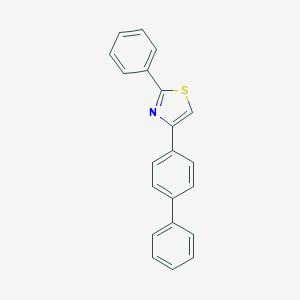 molecular formula C21H15NS B288867 4-[1,1'-Biphenyl]-4-yl-2-phenyl-1,3-thiazole 