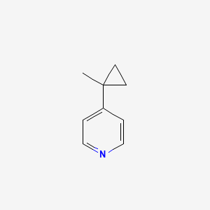 molecular formula C9H11N B2888694 4-(1-Methylcyclopropyl)pyridine CAS No. 865075-06-5