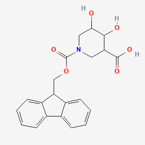 1-(9H-Fluoren-9-ylmethoxycarbonyl)-4,5-dihydroxypiperidine-3-carboxylic acid