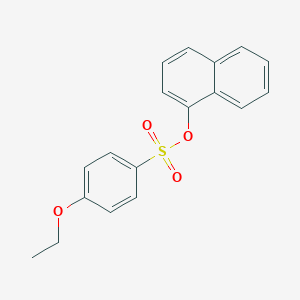 molecular formula C18H16O4S B288871 1-Naphthyl 4-ethoxybenzenesulfonate 