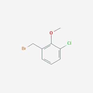 molecular formula C8H8BrClO B2888712 1-(Bromomethyl)-3-chloro-2-methoxybenzene CAS No. 1044256-94-1