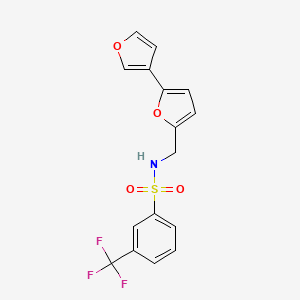 N-([2,3'-bifuran]-5-ylmethyl)-3-(trifluoromethyl)benzenesulfonamide