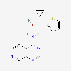 1-Cyclopropyl-2-(pyrido[3,4-d]pyrimidin-4-ylamino)-1-thiophen-2-ylethanol