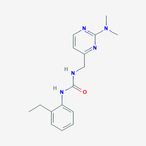 1-((2-(Dimethylamino)pyrimidin-4-yl)methyl)-3-(2-ethylphenyl)urea