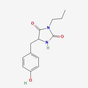5-(4-Hydroxybenzyl)-3-propylimidazolidine-2,4-dione