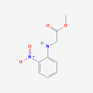 molecular formula C9H10N2O4 B2888774 Methyl 2-[(2-nitrophenyl)amino]acetate CAS No. 389065-48-9