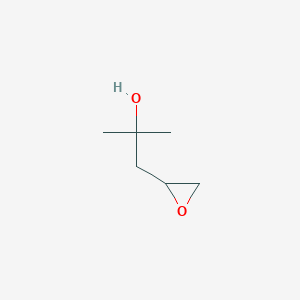 molecular formula C6H12O2 B2888780 2-Methyl-1-(oxiran-2-yl)propan-2-ol CAS No. 32932-25-5