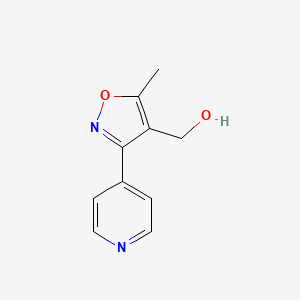 molecular formula C10H10N2O2 B2888799 (5-甲基-3-(吡啶-4-基)异恶唑-4-基)甲醇 CAS No. 1159251-58-7