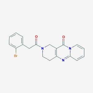 2-(2-(2-bromophenyl)acetyl)-3,4-dihydro-1H-dipyrido[1,2-a:4',3'-d]pyrimidin-11(2H)-one