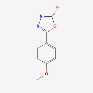1,3,4-Oxadiazole, 2-bromo-5-(4-methoxyphenyl)-
