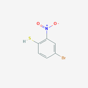 molecular formula C6H4BrNO2S B2888910 4-Bromo-2-nitrobenzene-1-thiol CAS No. 76209-02-4