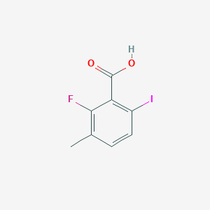 molecular formula C8H6FIO2 B2888957 2-Fluoro-6-iodo-3-methylbenzoic acid CAS No. 796967-33-4