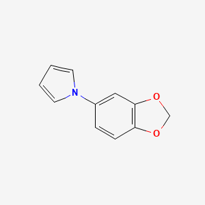 B2888974 1-(1,3-benzodioxol-5-yl)-1H-pyrrole CAS No. 443636-90-6
