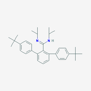 molecular formula C33H44N2 B288898 N1,N2-Diisopropyl-2,6-bis(4-tert-butylphenyl)benzamidine 