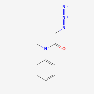 molecular formula C10H12N4O B2888988 2-叠氮-N-乙基-N-苯基乙酰胺 CAS No. 1285054-69-4